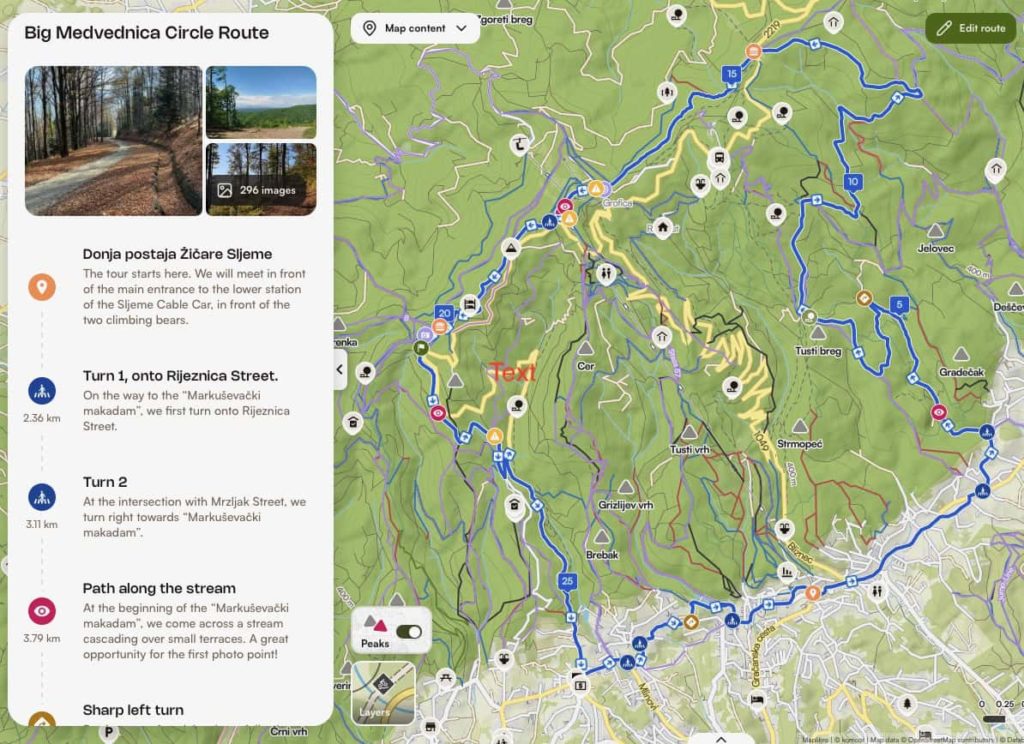 Medvednica Circle tura