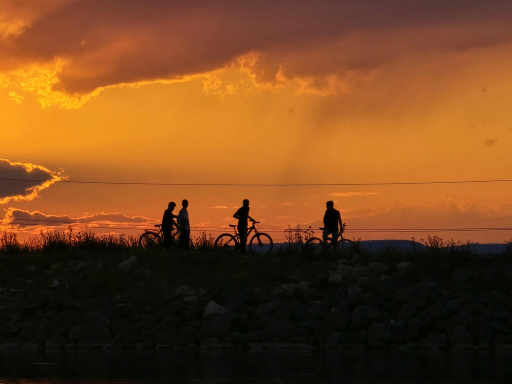 Ebike sunset